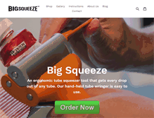 Tablet Screenshot of bigsqueeze.com